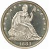 Image 1 : 1883 Seated Liberty 50C. PR65 Cameo (NGC)