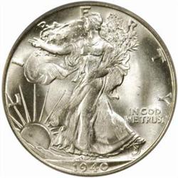 1940-S Walking Liberty 50C. MS66 (PCGS).