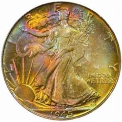1945 Walking Liberty 50C. MS66 (PCGS).