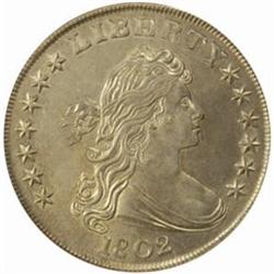 1802 Draped Bust $1. Narrow Date. AU58 (NGC).