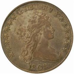 1802 Draped Bust $1. Narrow Date. AU50 (NGC)