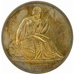 1836 Gobrecht $1. Name on Base. PR64 (PCGS).
