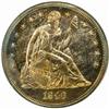 Image 1 : 1846 Seated Liberty Silver Dollar. PR63 (NGC)