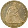 Image 1 : 1867 Seated Liberty $1. MS63 (PCGS). CAC.