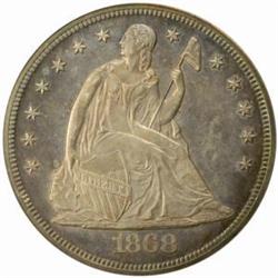 1868 Seated Liberty Silver Dollar PR64 (PCGS)