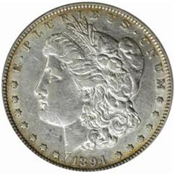 1894 Morgan Silver Dollar. EF-40 (PCGS). OGH.