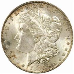 1894-S Morgan Silver Dollar. MS65 (PCGS).