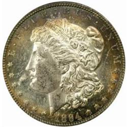 1894-S Morgan Silver Dollar. MS61 PL (PCGS). OGH