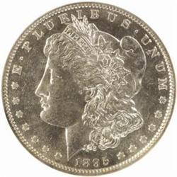 1895-O Morgan Silver Dollar. MS61 (NGC).