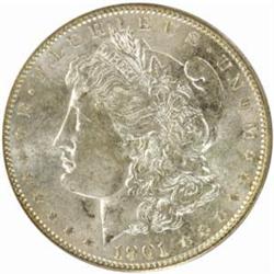 1901 Morgan Silver Dollar. MS62 (PCGS). OGH.