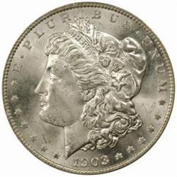 1903-O Morgan Silver Dollar. MS65 (PCGS) CAC. OGH