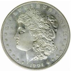 1904-O Morgan Silver Dollar. MS66 (NGC).