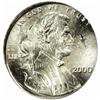 Image 1 : 2000 Cent-Overstruck on 2000-P Dime MS66 (PCGS).