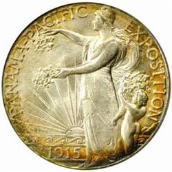 1915-S Panama-Pacific Exposition. MS67 (PCGS).