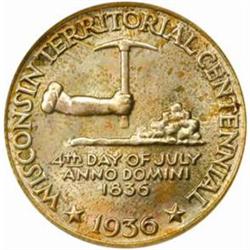 1936 Wisconsin. MS68 (PCGS).