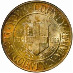 1936 York County, Maine Tercentenary. MS67 (NGC)