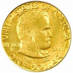 1922 Grant G$1. Star. MS64 (PCGS). OGH.