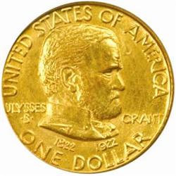 1922 Grant G$1. MS64 (PCGS). OGH.