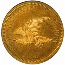 1858 Pattern Flying Eagle Cent. PR65CAM NGC. CAC