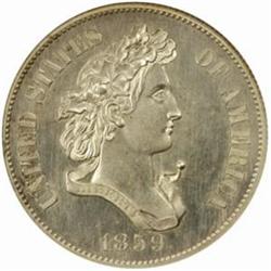 1859 Pattern 50C. Judd-239. PR63 (NGC).