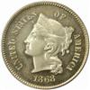 Image 1 : 1868 Pattern Three-Cent Piece. Judd-618 PR65 PCGS