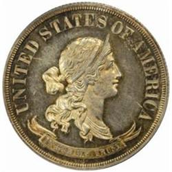 1869 Pattern 50C. Judd-748. PR62 (PCGS).