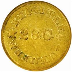 Undated (1837-1842) Bechtler. $1 Gold. AU53 (NGC)