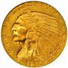 Image 1 : 1910 Indian $2.5. MS63 (NGC).