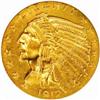 Image 1 : 1912 Indian $2.5. MS63 (NGC).