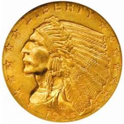 1925-D Indian $2.5. MS64 (NGC).