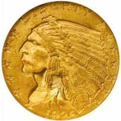 1926 Indian $2.5. MS64 (NGC).