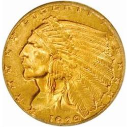 1929 Indian $2.5. MS64 (PCGS).