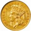 Image 1 : 1878 Three-Dollar Gold Piece. MS64 (NGC).