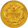 Image 2 : 1878 Three-Dollar Gold Piece. AU58 (PCGS).