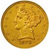 Image 1 : 1870-S Liberty $5. EF-45 (NGC).