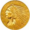 Image 1 : 1911 Indian $5. MS63 (NGC).