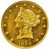 Image 1 : 1859 Liberty Eagle. MS60 (NGC).