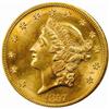 Image 1 : 1857-S Liberty $20. MS64 CAC Gold-Label PCGS