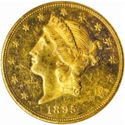 1895-S Liberty Double Eagle. MS61 PL (NGC).