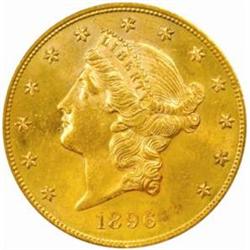 1896 Liberty Double Eagle. MS62 (PCGS). OGH.