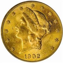 1902-S Liberty Double Eagle. MS63 (PCGS).