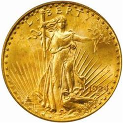 1924 Saint-Gaudens Double Eagle. MS65 (PCGS).