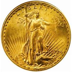 1924-S Saint-Gaudens Double Eagle. MS65 (NGC).