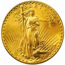 1927 Saint-Gaudens Double Eagle. MS65 (PCGS).