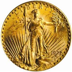 1927 Saint-Gaudens Double Eagle. MS63 (PCGS).