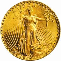 1927 Saint-Gaudens Double Eagle. MS63 (PCGS).