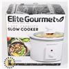 Image 1 : ELITE GOURMET 1.5QT SLOW COOKER