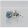 Image 3 : 10K WHITE GOLD WHITE MOISSANITE(1.45CT) EARRINGS