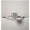 Image 1 : 10K WHITE GOLD WHITE MOISSANITE(0.75CT) RING