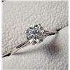 Image 2 : 10K WHITE GOLD WHITE MOISSANITE(0.75CT) RING